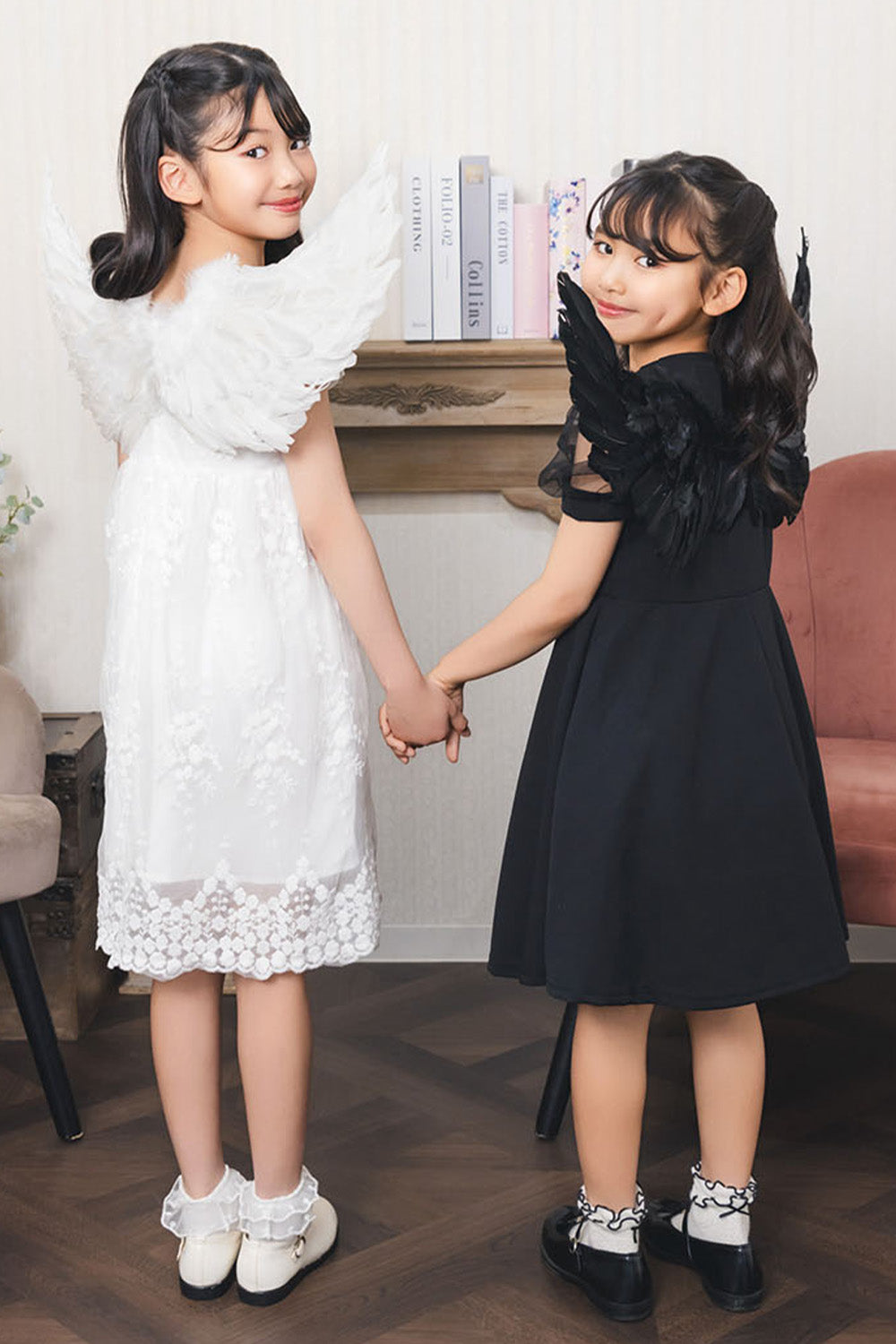 New] コスプレ小物 天使 羽 エンジェルウィング キッズ ホワイト