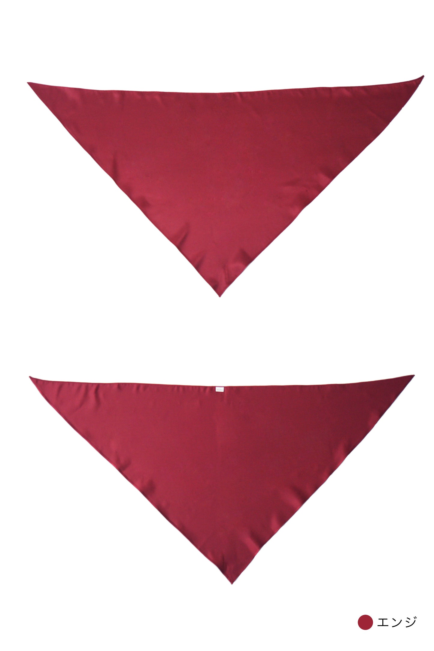 コスプレ小物 TeensEver 制服 セーラースカーフ 無地 レディース フリーサイズ レッド/エンジ 【クリアストーン】