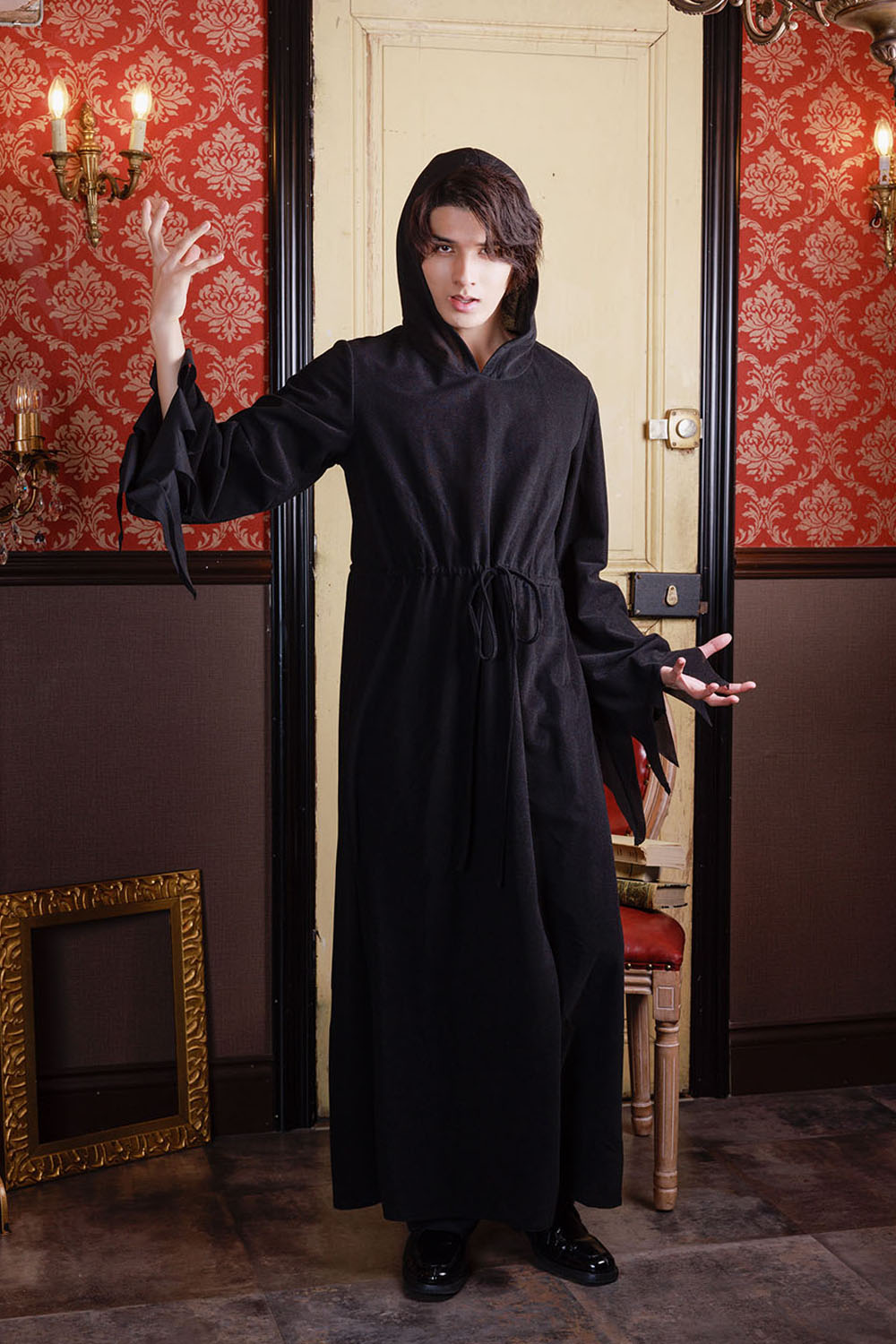 ≪スタンミさん着用≫ コスプレ 仮装 ハロウィン ムンクローブ メンズ