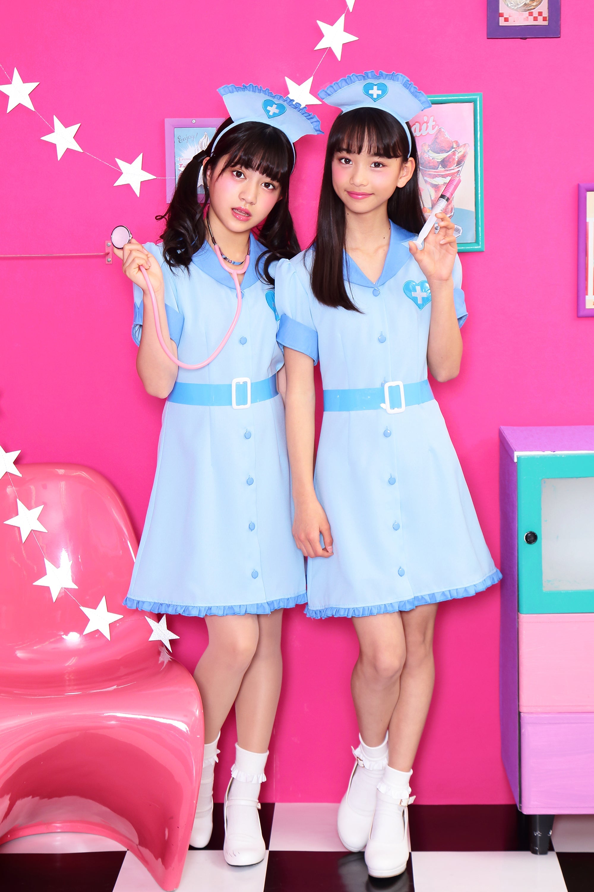 コスプレ ジュニア こども ナース COSCHU! シャーベットナース 140~150cm ブルー【クリアストーン】 – clearstone ...