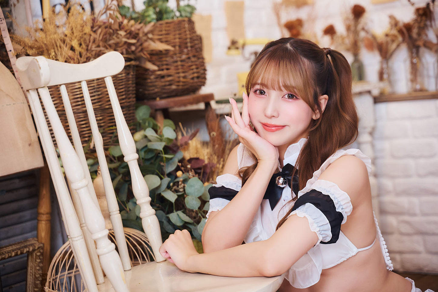 コスプレ うさぎ アニマル SecretRose ベイビーラビット レディース フリーサイズ ホワイト【クリアストーン】♡