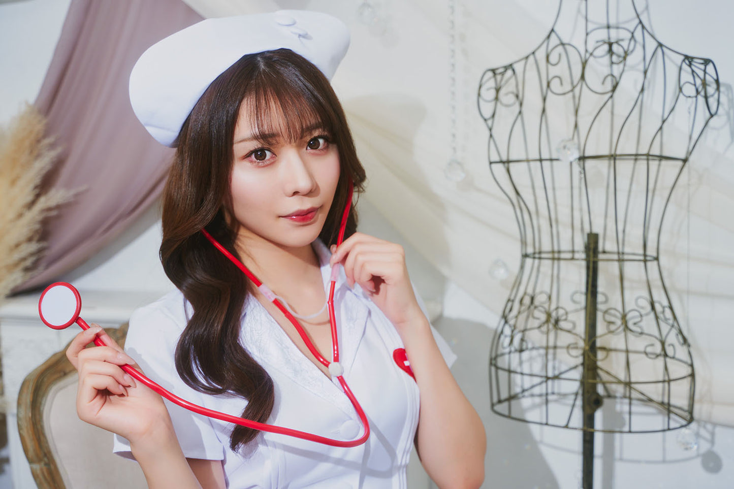 コスプレ ナース GLOWHOLIC オープンカラーナース