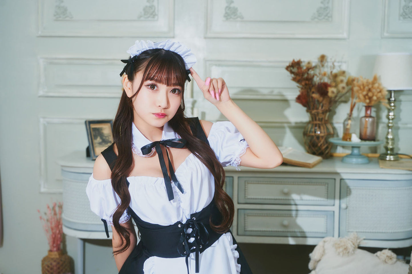 コスプレ GLOWHOLIC コルセットメイド