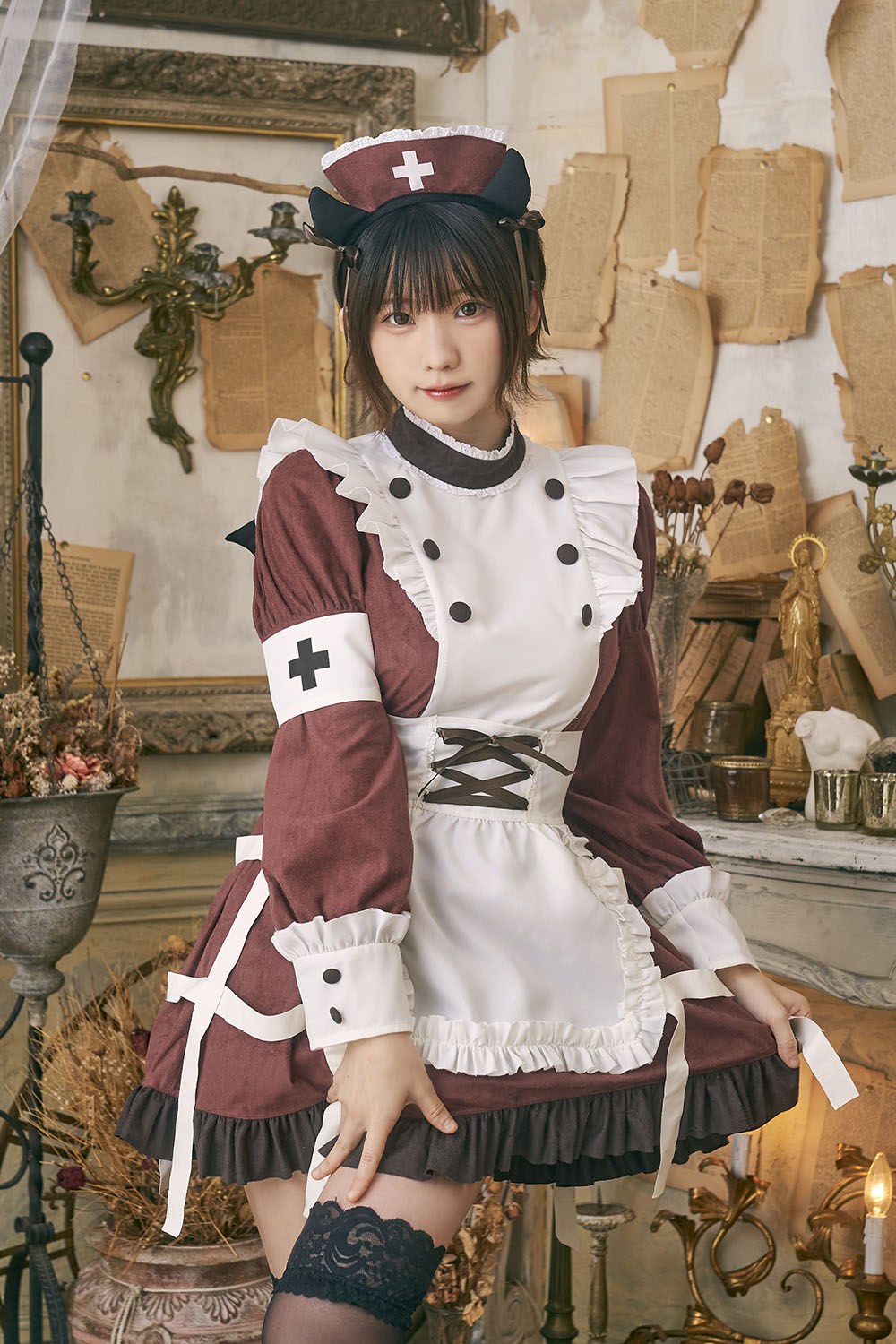 えなこちゃん着用》コスプレ ハロウィン 悪魔 ナース ダスティコンフィ