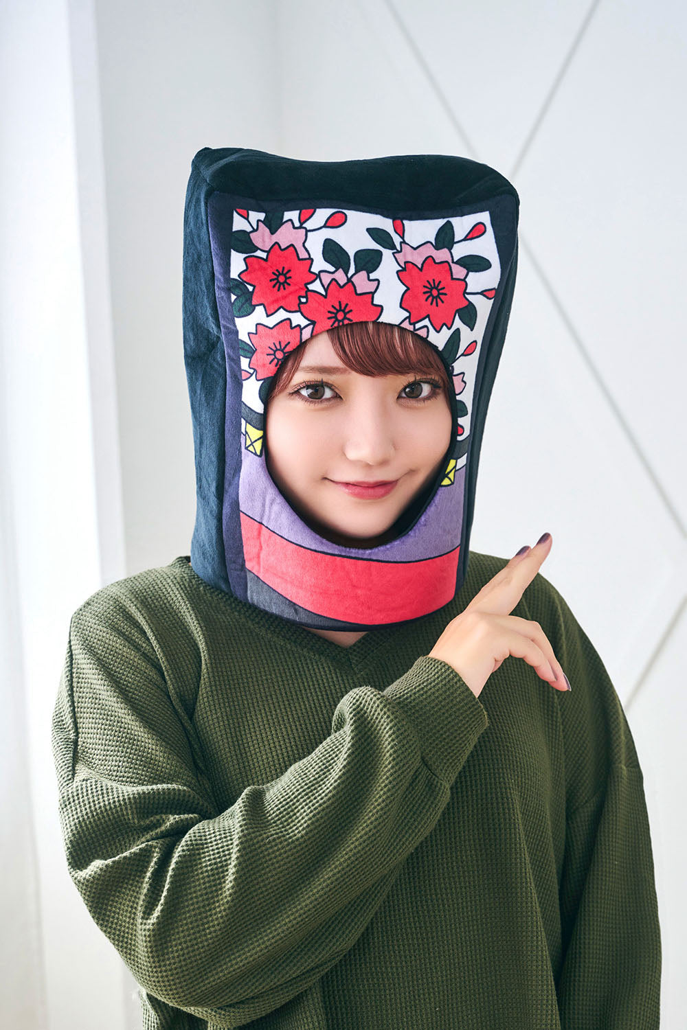 コスプレ小物 かぶりもの 被り物 かるた かぶりもん 花札かぶりもの