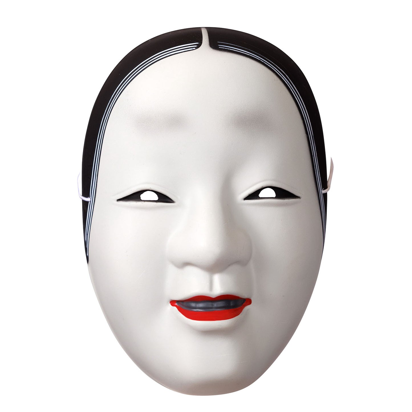 コスプレ小物 人物 人型 お面 和風お面 小面/ひょっとこ/おかめ/相撲/写楽男子/筋隈/だるま ユニセックス フリーサイズ ホワイト/ペールオレンジ/レッド 【クリアストーン】