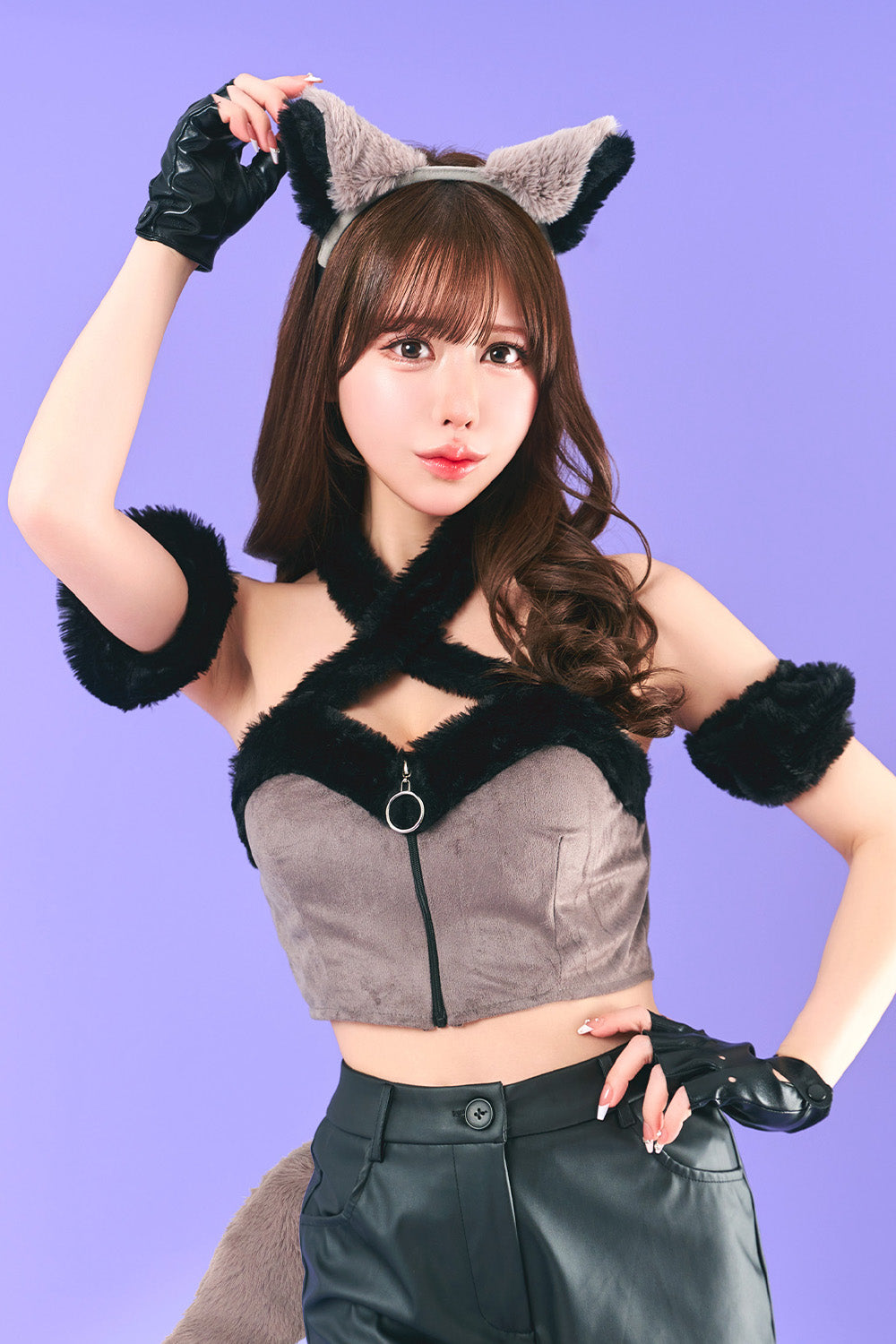 New] コスプレ アニマル おおかみ トッピングトップス クロスウルフ