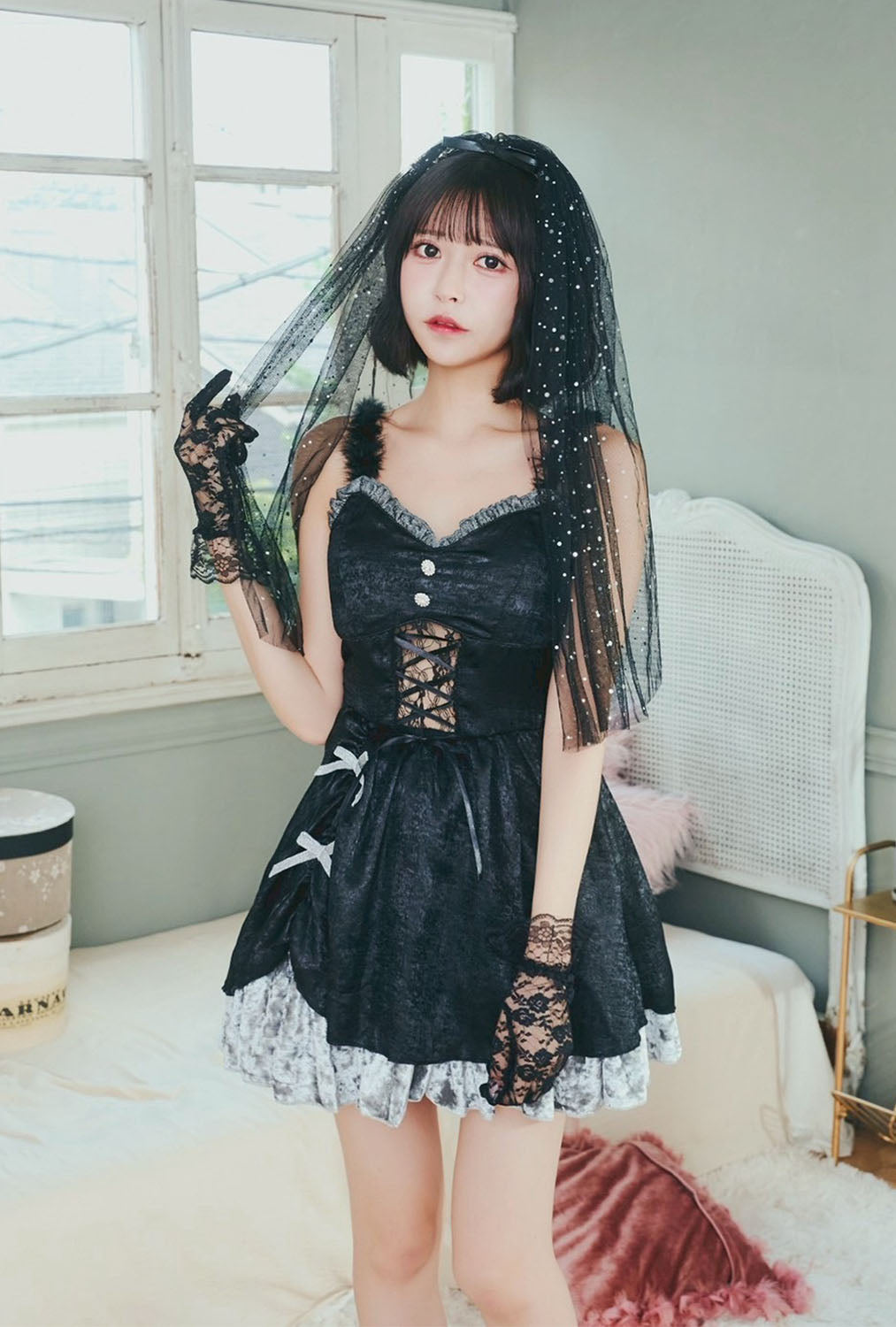 JamsCollection・小此木流花ちゃん着用》コスプレ ハロウィン 花嫁