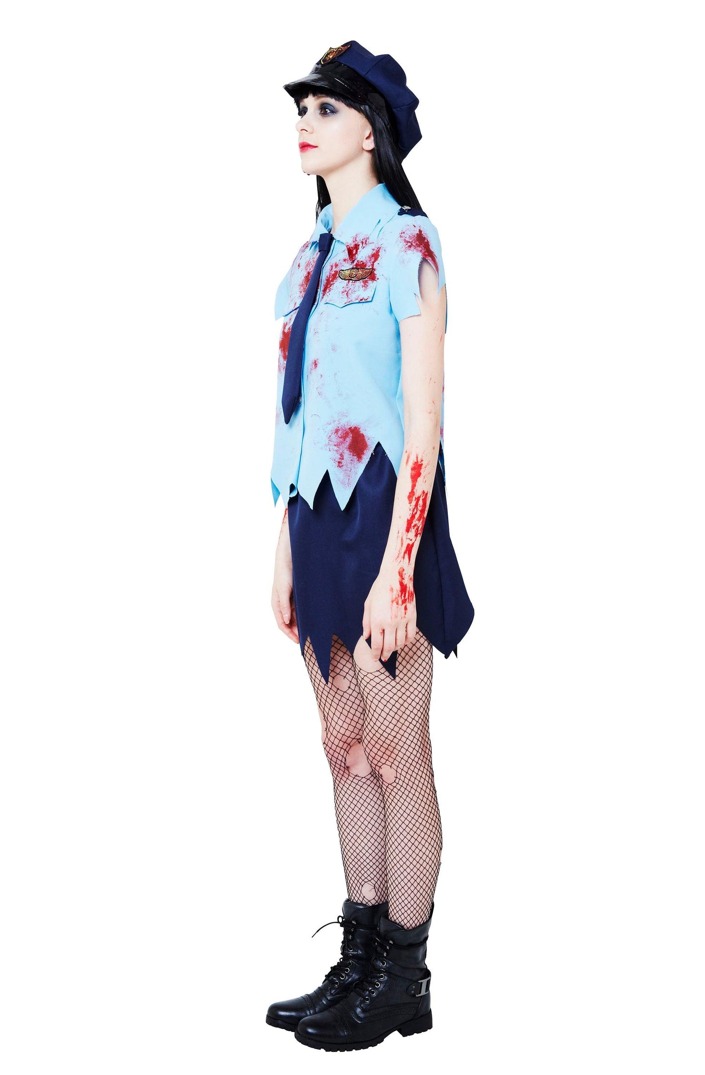 コスプレ ハロウィン ポリス 血糊 血のり ブラッディ ブラッディポリス レディース フリーサイズ ブルー 【クリアストーン】 - clearstone(クリアストーン)公式オンラインストア
