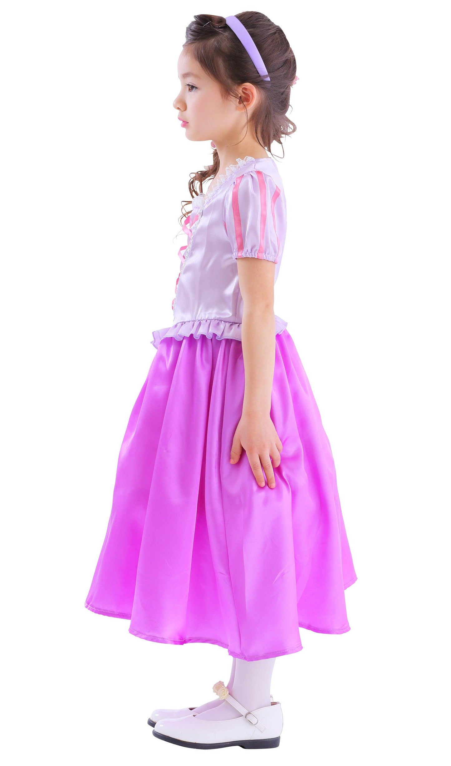 コスプレ ハロウィン プリンセス ロイヤルラベンダープリンセス キッズ 140cm パープル ラプンツェル風 【クリアストーン】 - clearstone(クリアストーン)公式オンラインストア