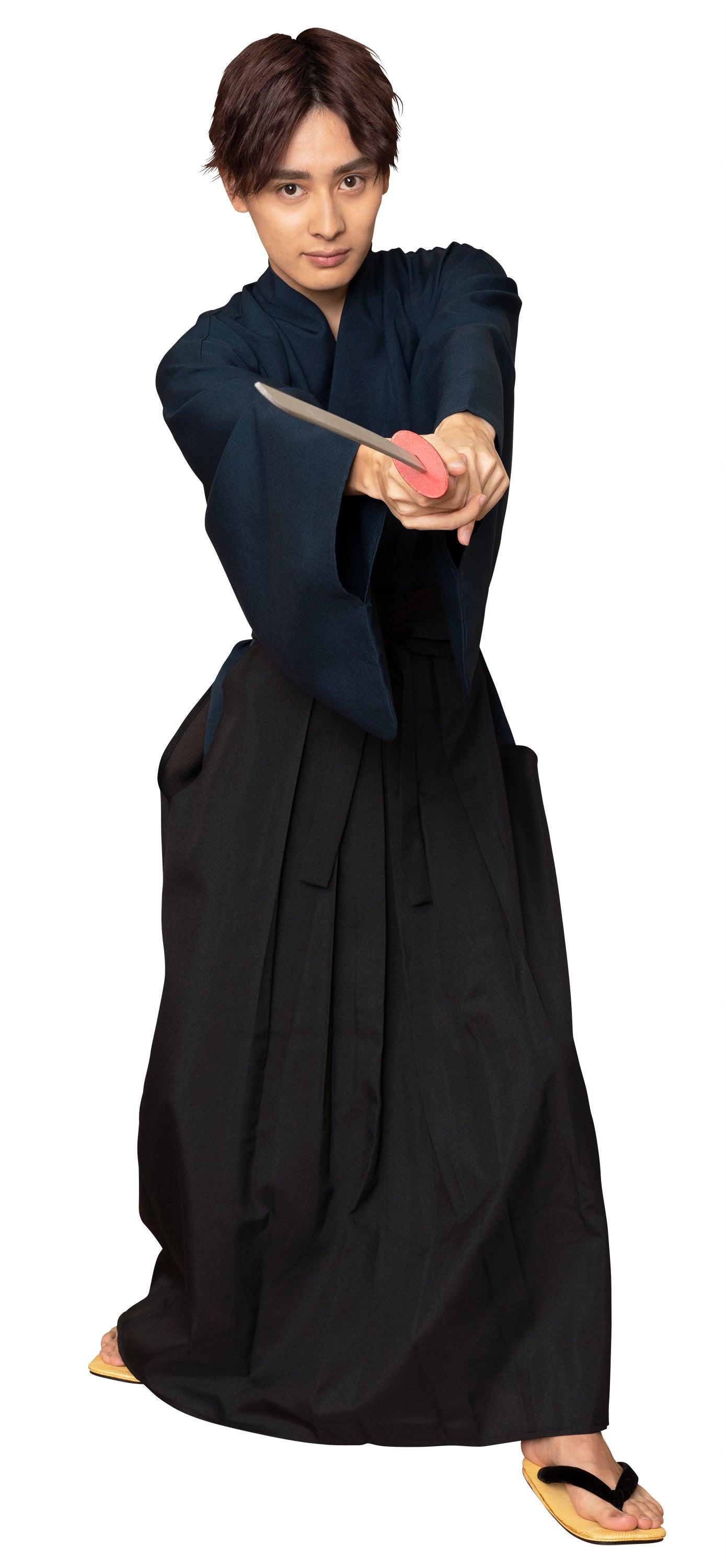 コスプレ ハロウィン 和風 和装 MENコス 侍 ユニセックス フリーサイズ ネイビー【クリアストーン】 - clearstone(クリアストーン)公式オンラインストア