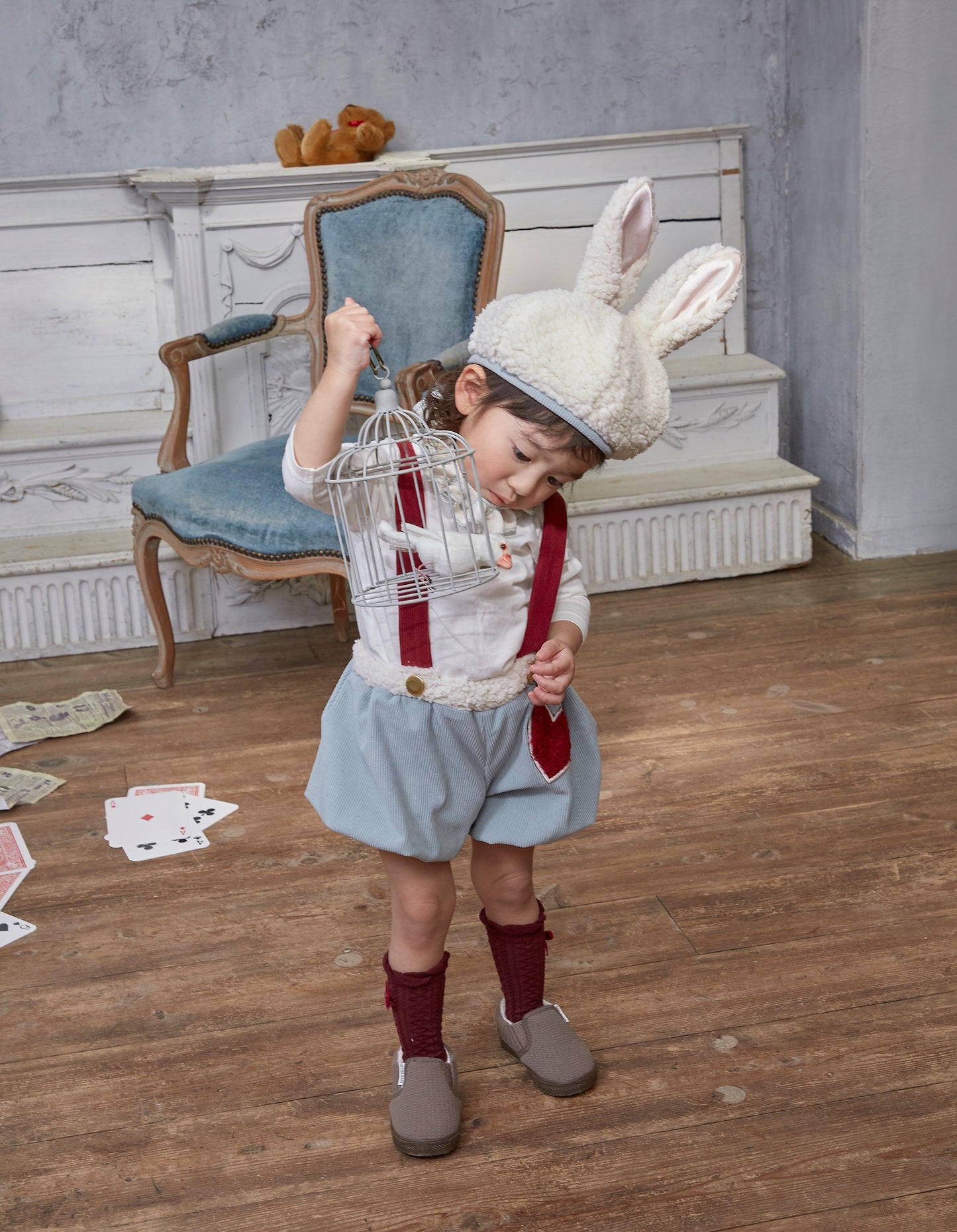 コスプレ ハロウィン うさぎ ラビット バニー ベレー帽 ハニーテイル ラパン ベビー 80cm ホワイト 【クリアストーン】 - clearstone(クリアストーン)公式オンラインストア