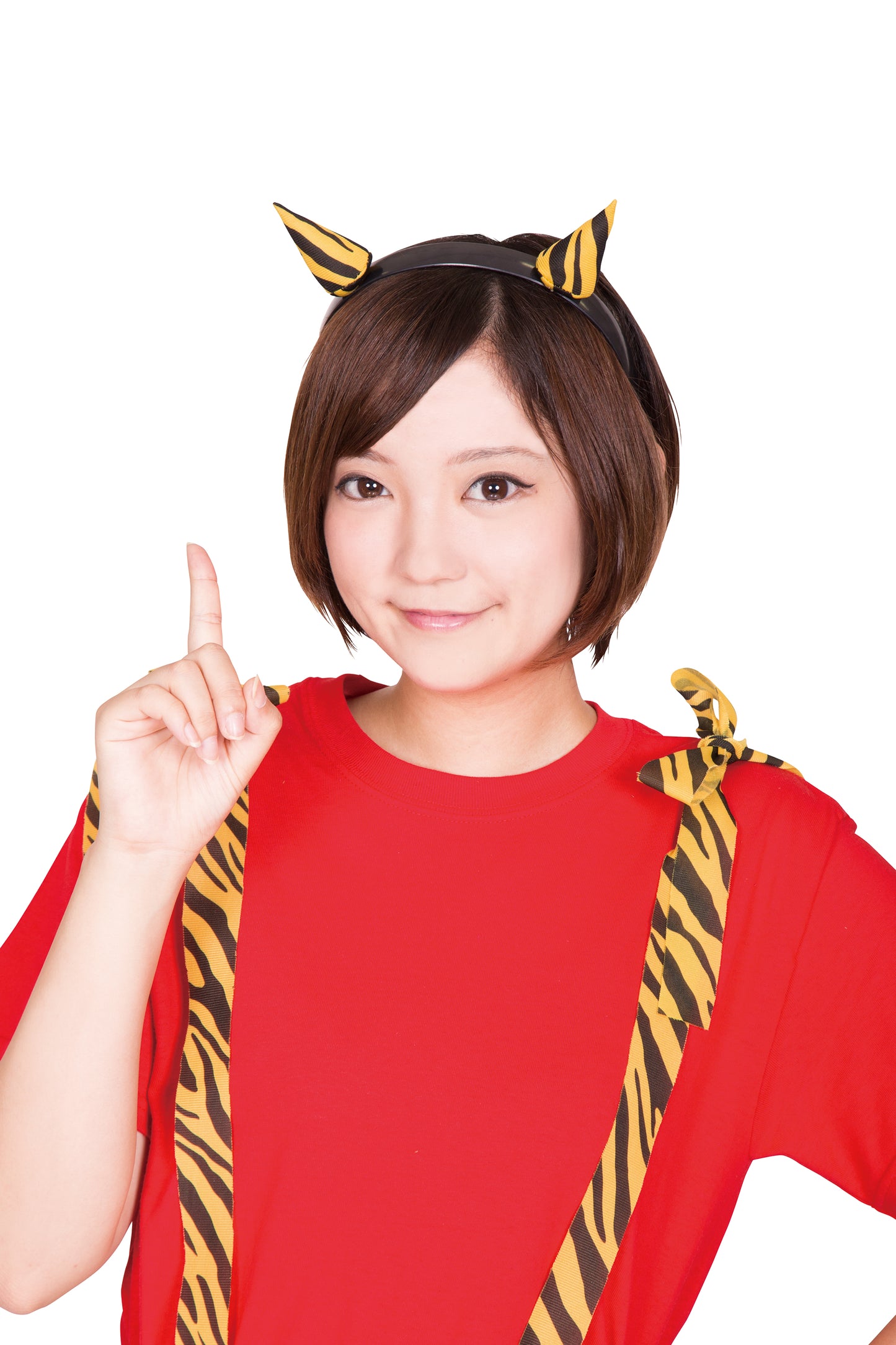 コスプレ 節分 鬼 カチューシャ 鬼カチューシャ 1本/2本ツノ 【クリアストーン】