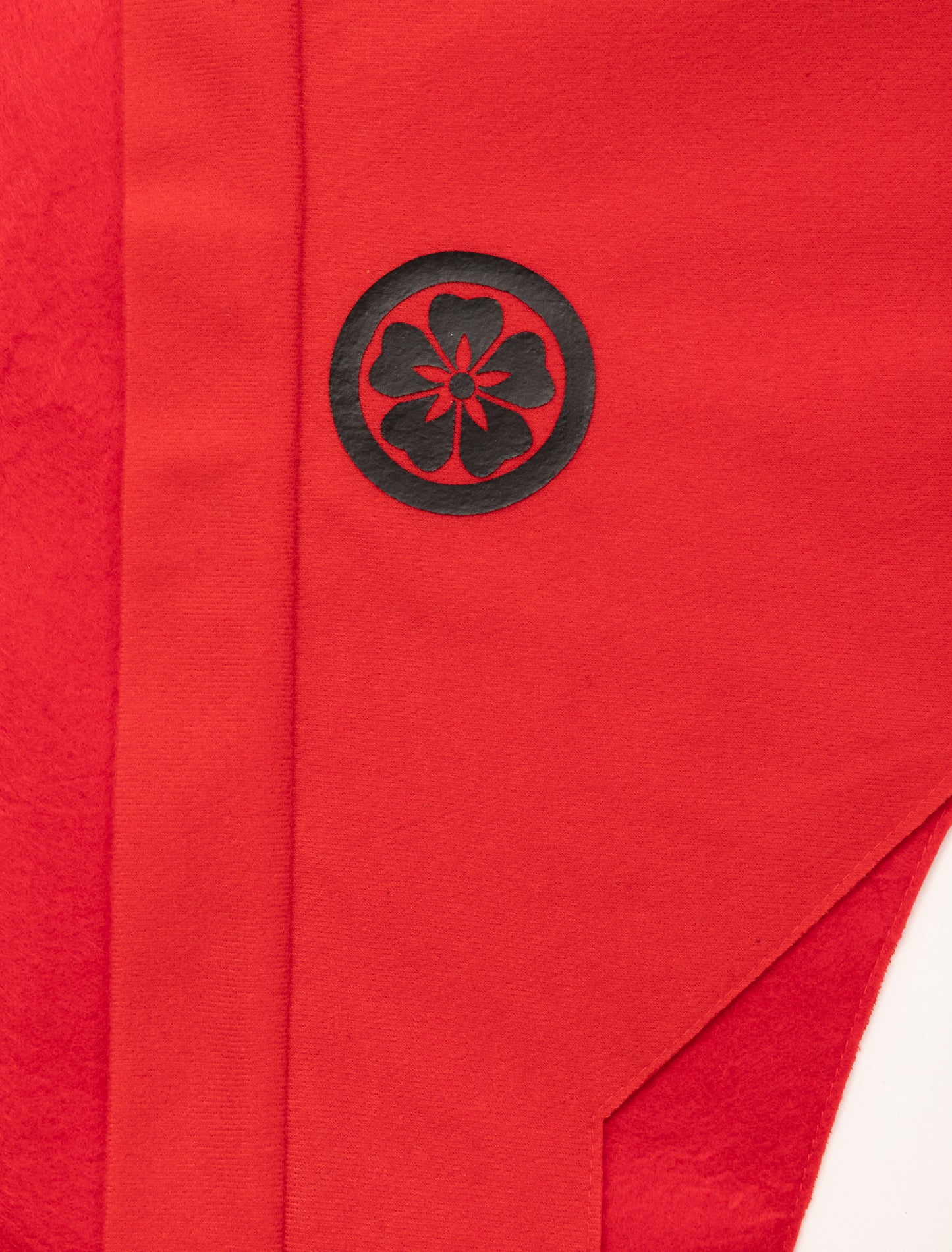 コスプレ 節分 和風 侍 裃 かみしも ユニセックス フリーサイズ ブラック/レッド 【クリアストーン】