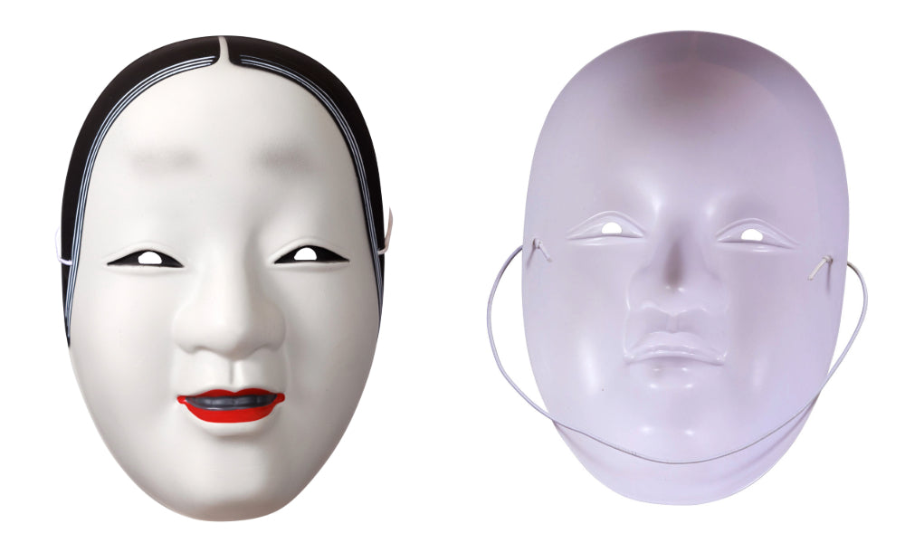 [New] コスプレ小物 人物 人型 お面 和風お面 小面/ひょっとこ/おかめ/相撲/写楽男子/筋隈/だるま ユニセックス フリーサイズ ホワイト/ペールオレンジ/レッド 【クリアストーン】