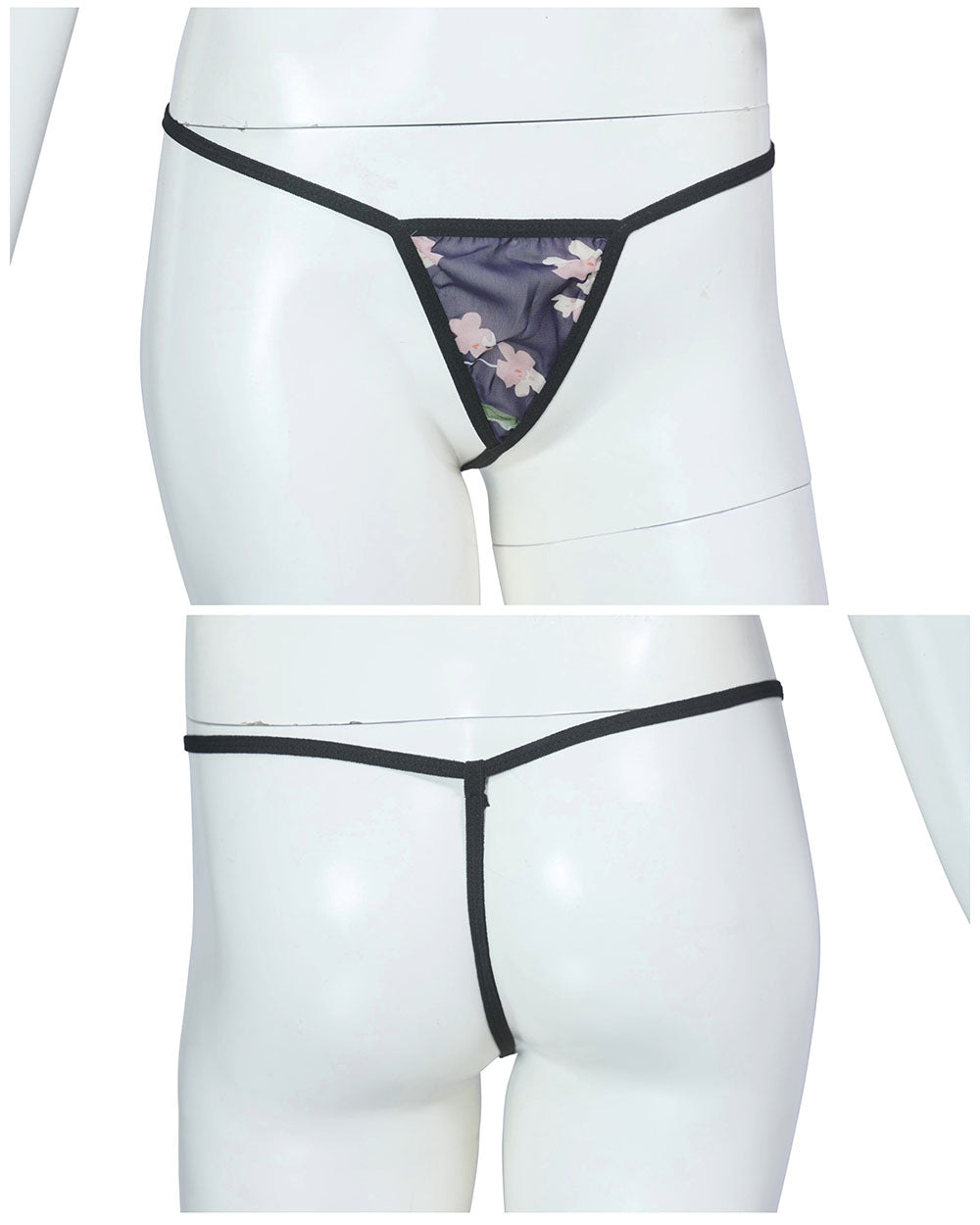 コスプレ 和風 セクシー 艶狐 花宵 レディース フリーサイズ ネイビー 【クリアストーン】