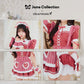 [New] 《JamsCollection着用》コスプレ リリパレ メロウハートメイド レディース フリーサイズ レッド【クリアストーン】♡