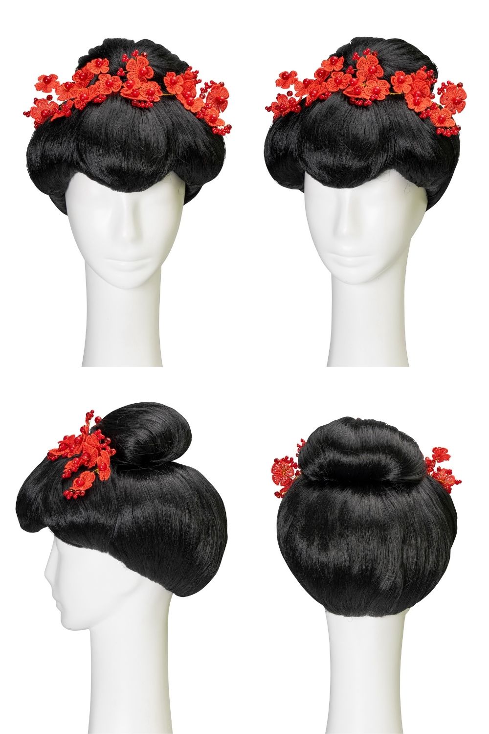 コスプレ小物 宴会小物 バラエティグッズ カツラ 姫 舞妓 おふく