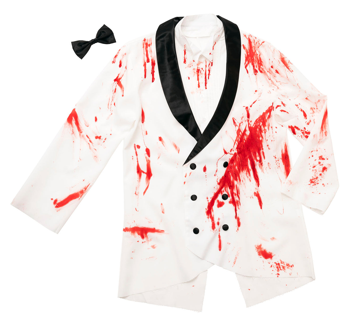 コスプレ ハロウィン スプラッターグルーム メンズ フリーサイズ ホワイト【クリアストーン】