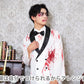 コスプレ ハロウィン スプラッターグルーム メンズ フリーサイズ ホワイト【クリアストーン】