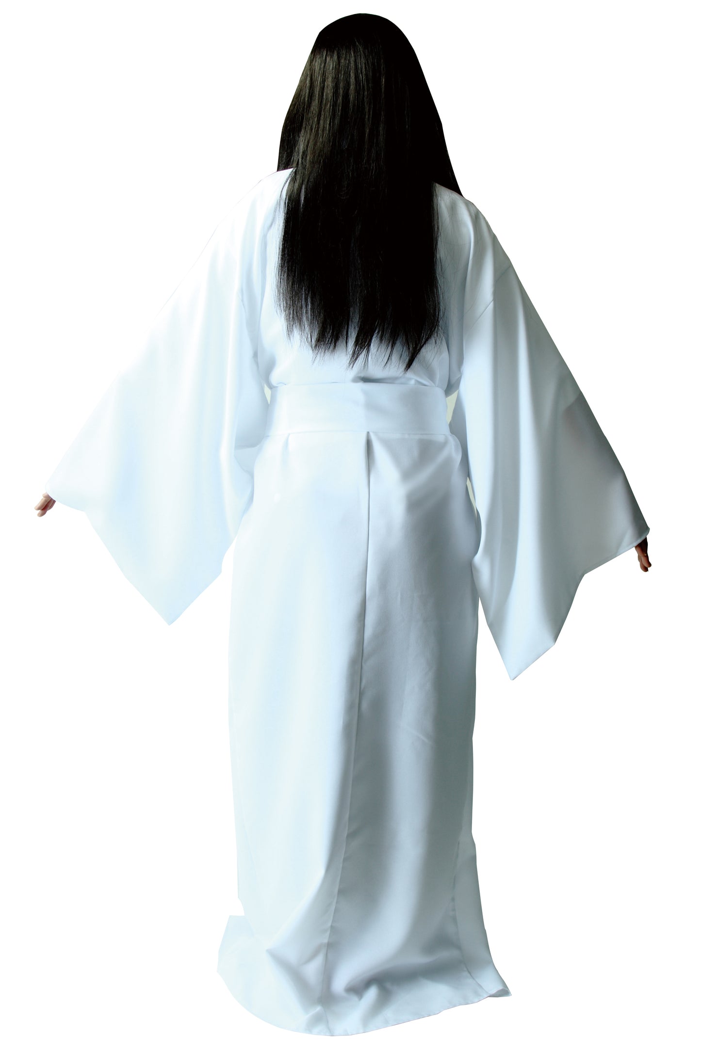 コスプレ ハロウィン 本格 日本の幽霊 ユニセックス ホワイト【クリアストーン】