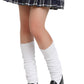 制服 ルーズソックス 靴下 TeensEver レディース 50cm/80cm/100cm/120cm ホワイト【クリアストーン】