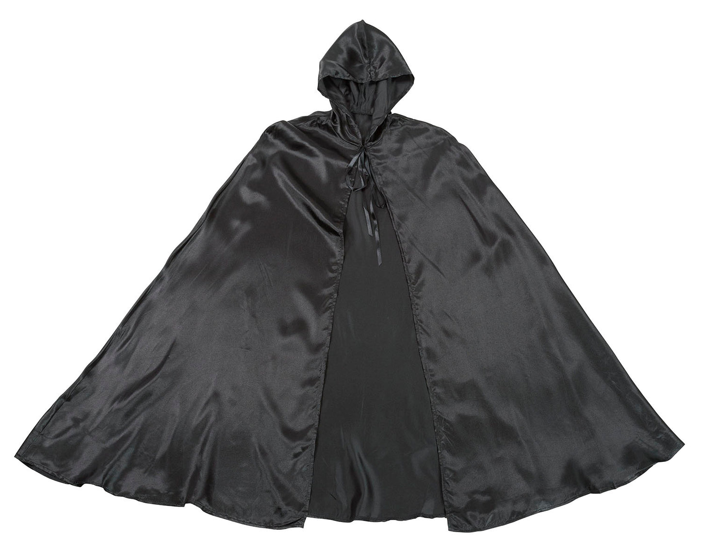 ≪スタンミさん着用≫ コスプレ 仮装 ハロウィン ブラックマント ユニセックス フリーサイズ ブラック 【クリアストーン】