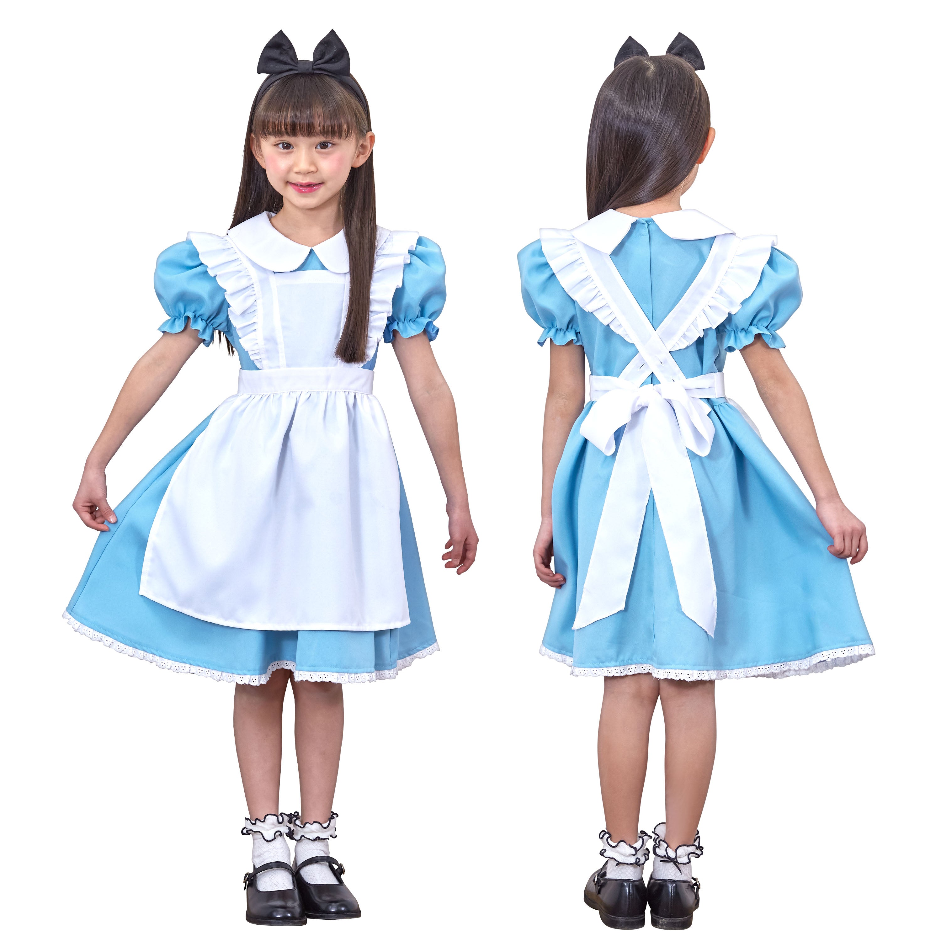コスプレ キッズ こども 不思議の国のアリス アリス メイド ハロウィン