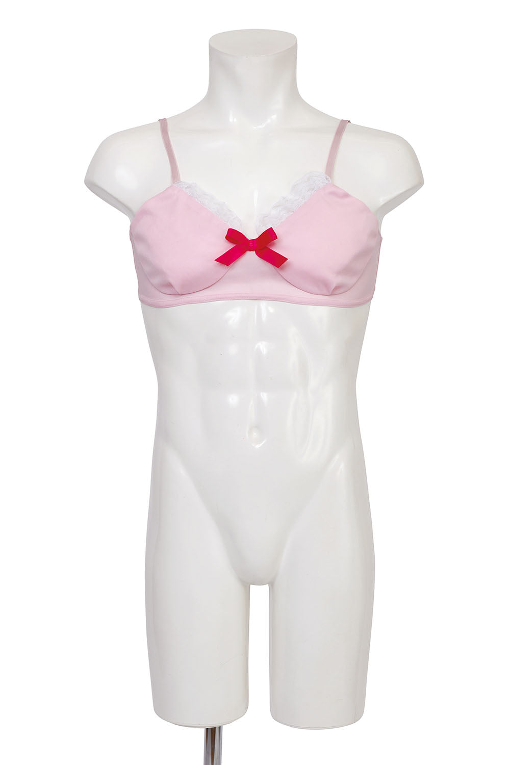 コスプレ バラエティグッズ 宴会 下須田部長 秘密のメンズブラ メンズ フリーサイズ ピンク【クリアストーン】