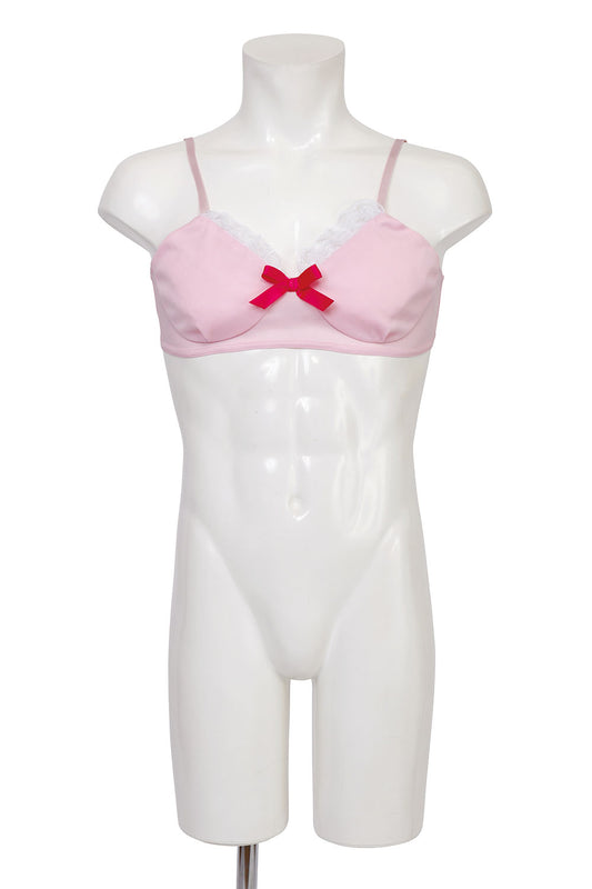 コスプレ バラエティグッズ 宴会 下須田部長 秘密のメンズブラ メンズ フリーサイズ ピンク【クリアストーン】