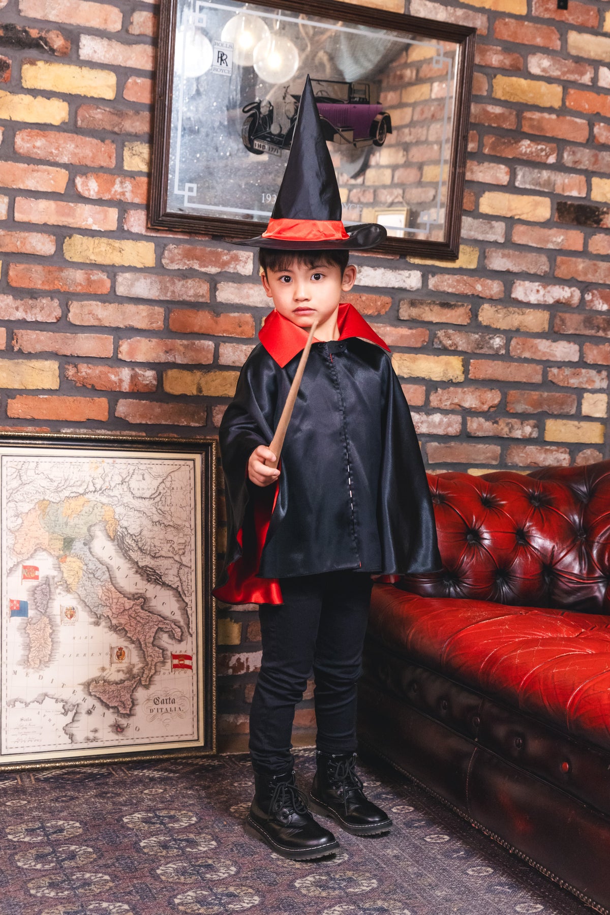 [New] コスプレ ハロウィン 2カラーリバーシブルマント リバーシブル キッズ ユニセックス パープル/レッド 【クリアストーン】