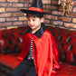 [New] コスプレ ハロウィン 2カラーリバーシブルマント リバーシブル キッズ ユニセックス パープル/レッド 【クリアストーン】