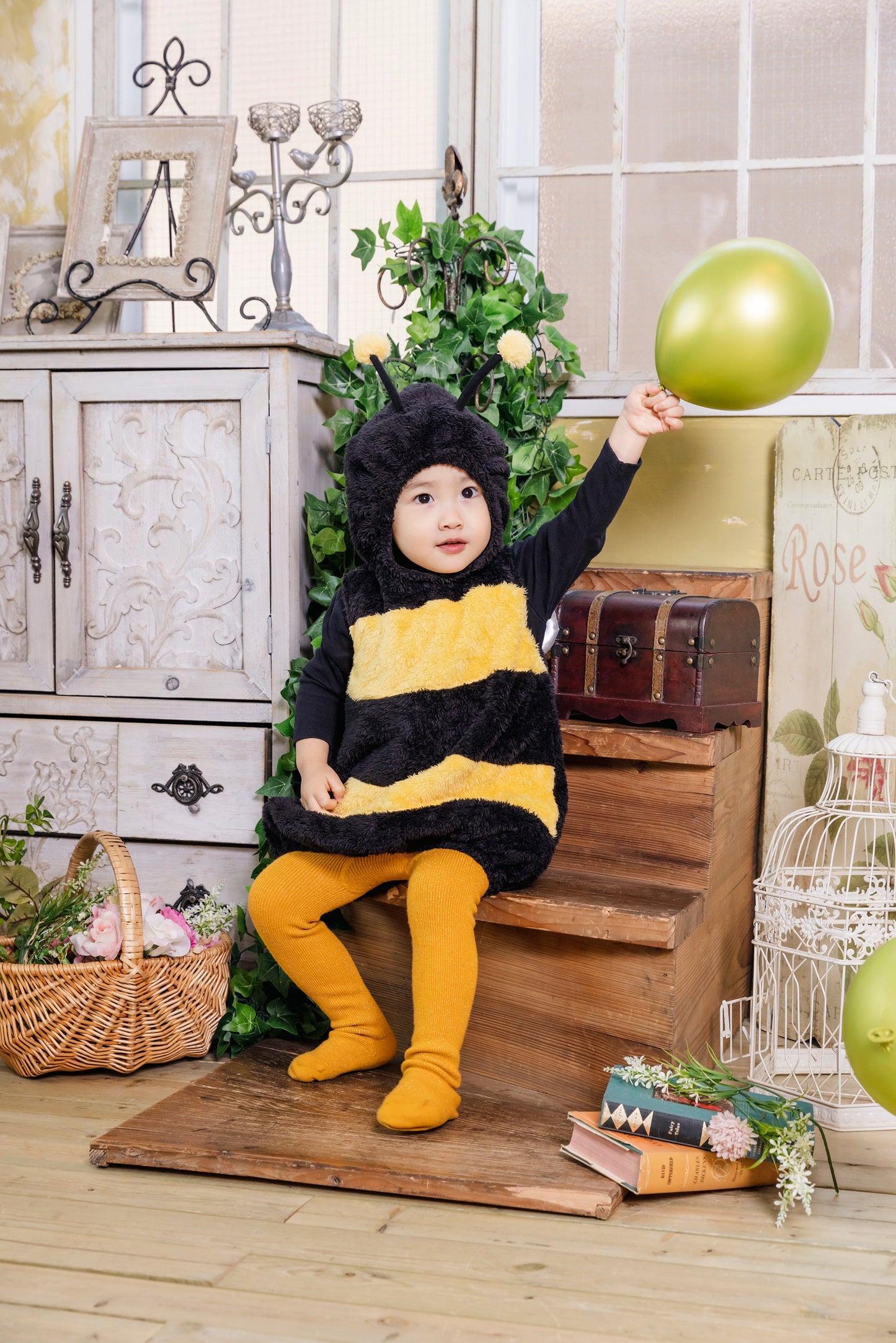 コスプレ 赤ちゃん ハチ マシュマロベビー マシュマロハッチ ベビー 80cm イエロー【クリアストーン】