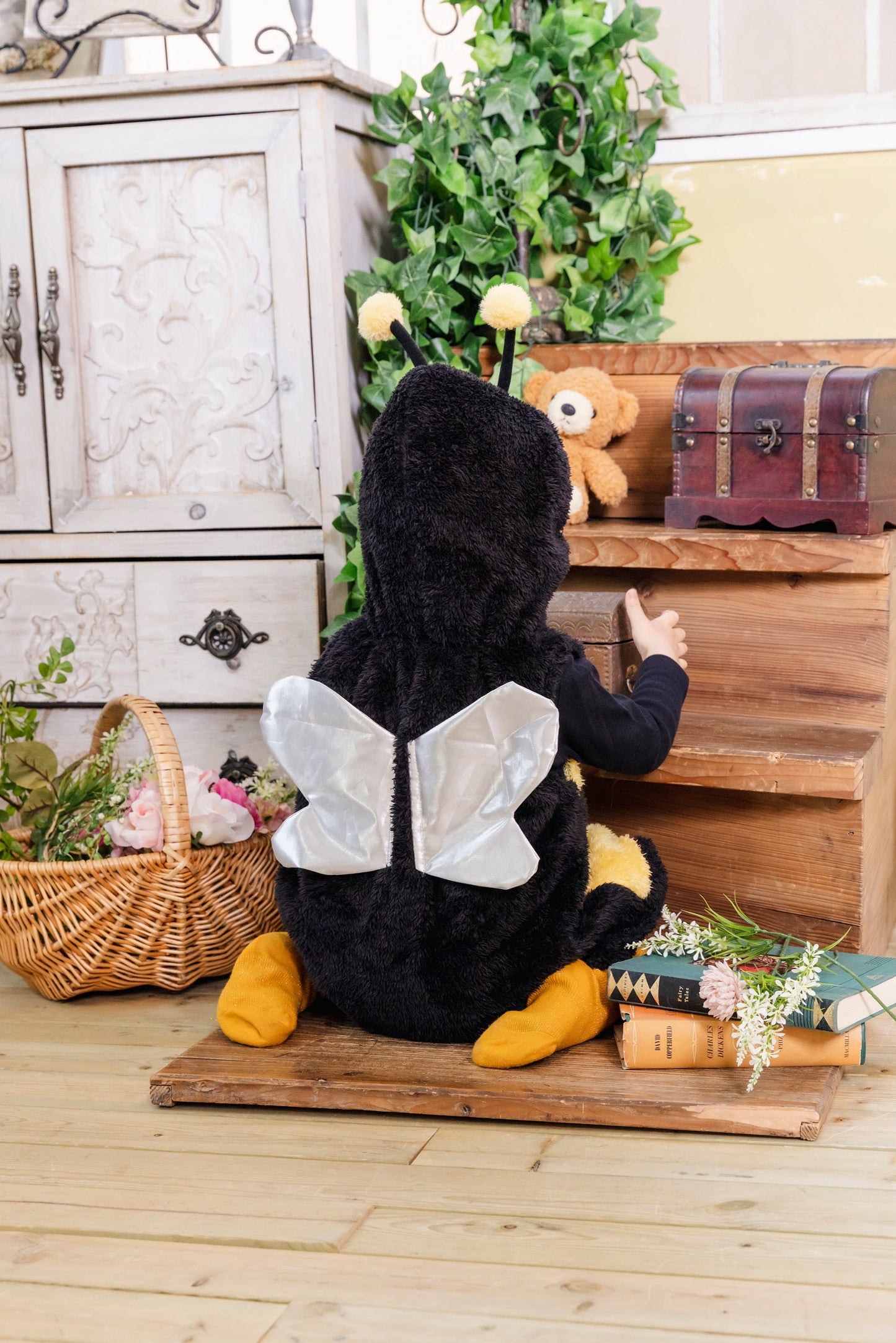 コスプレ 赤ちゃん ハチ マシュマロベビー マシュマロハッチ ベビー 80cm イエロー【クリアストーン】