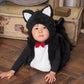 コスプレ ベビー 赤ちゃん 黒猫 マシュマロベビー 80cm ブラック【クリアストーン】
