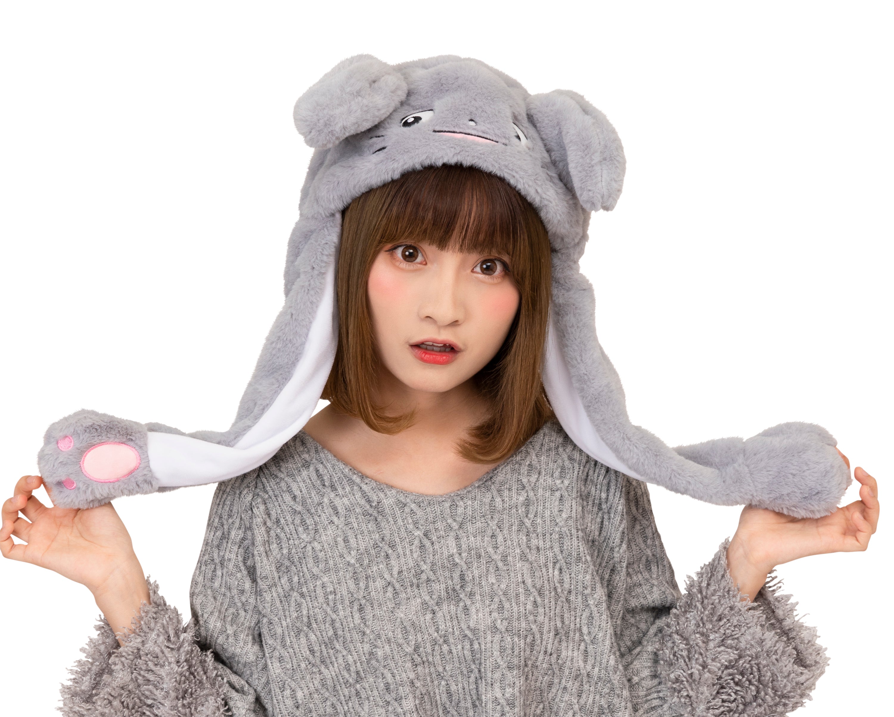 バラエティグッズ 帽子 ネズミ 動物 うごくねずみかぶりもの