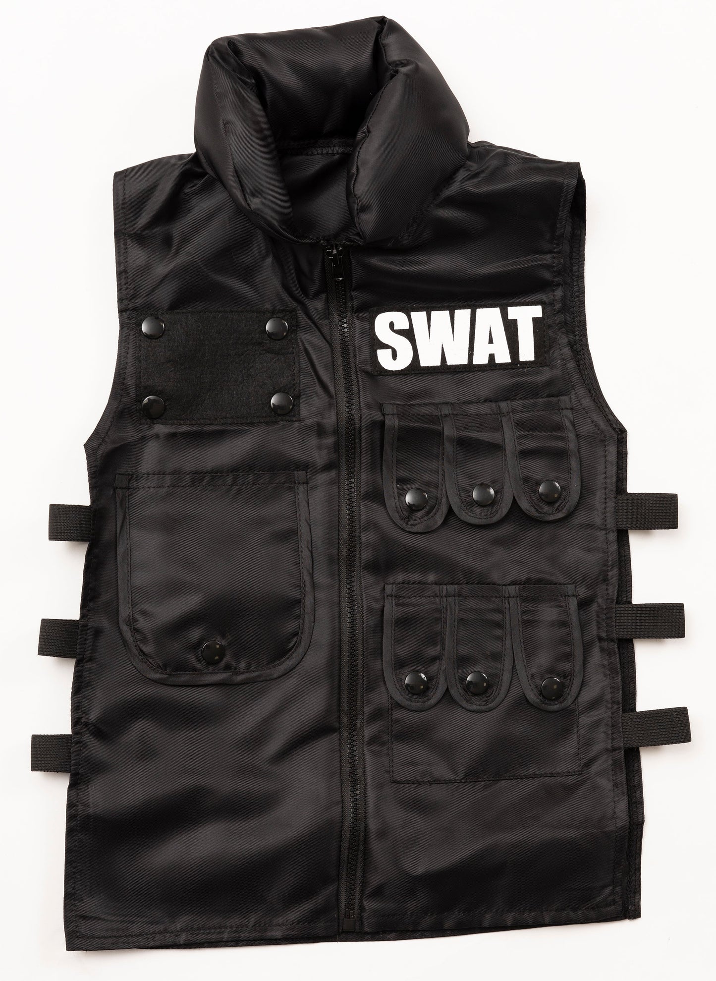 コスプレ キッズ こども スワット ハロウィン クールスワット 100cm/120cm/140cm ブラック【クリアストーン】