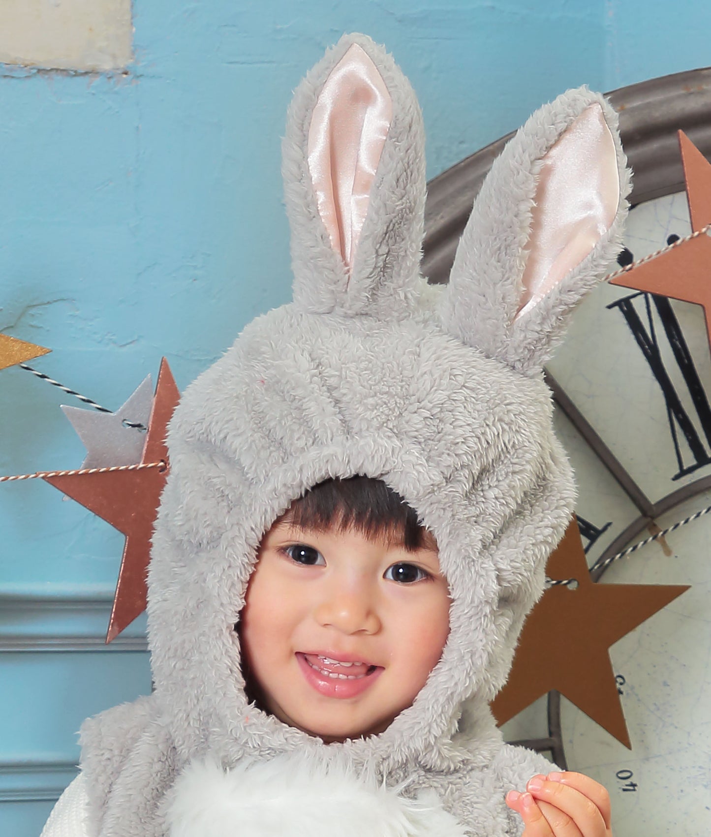 コスプレ 赤ちゃん うさぎ マシュマロベビー マシュマログレーラパン ベビー 80cm グレー【クリアストーン】