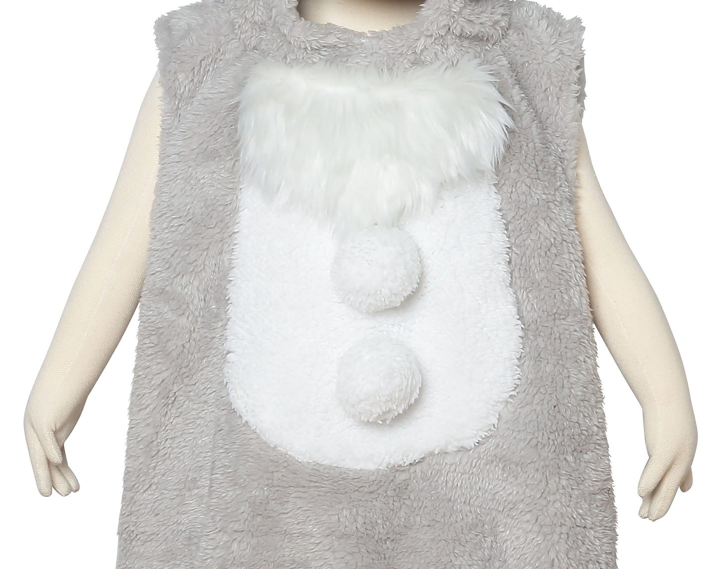 コスプレ 赤ちゃん うさぎ マシュマロベビー マシュマログレーラパン ベビー 80cm グレー【クリアストーン】