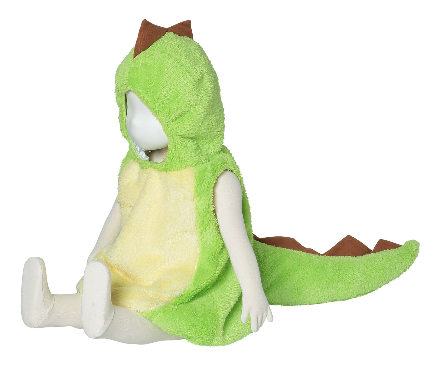 コスプレ 赤ちゃん 恐竜 マシュマロベビー マシュマロプティサウルス ベビー 80cm グリーン【クリアストーン】