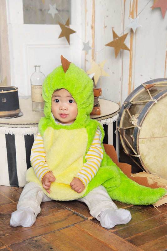 コスプレ 赤ちゃん 恐竜 マシュマロベビー マシュマロプティサウルス ベビー 80cm グリーン【クリアストーン】