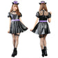 コスプレ ハロウィン ナース ナース服 フロイマイン 真夜中ねこナース レディース フリーサイズ ブラック【クリアストーン】