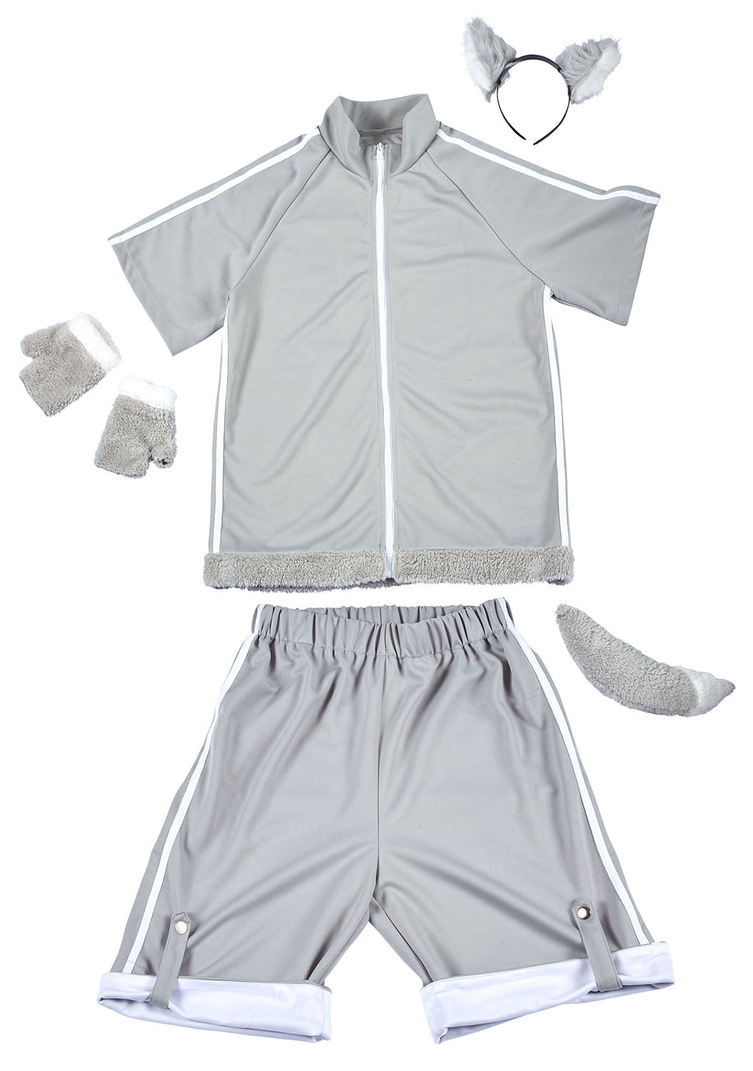 コスプレ ハロウィン 狼 ファングル おおかみジャージ ユニセックス