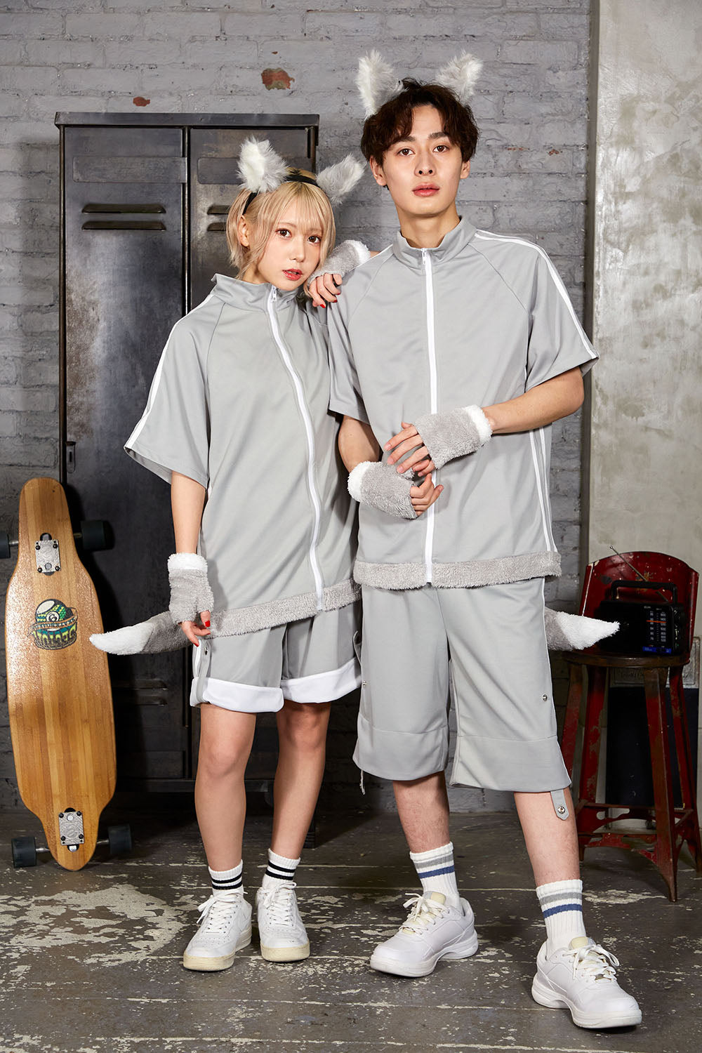 コスプレ ハロウィン 狼 ファングル おおかみジャージ ユニセックス