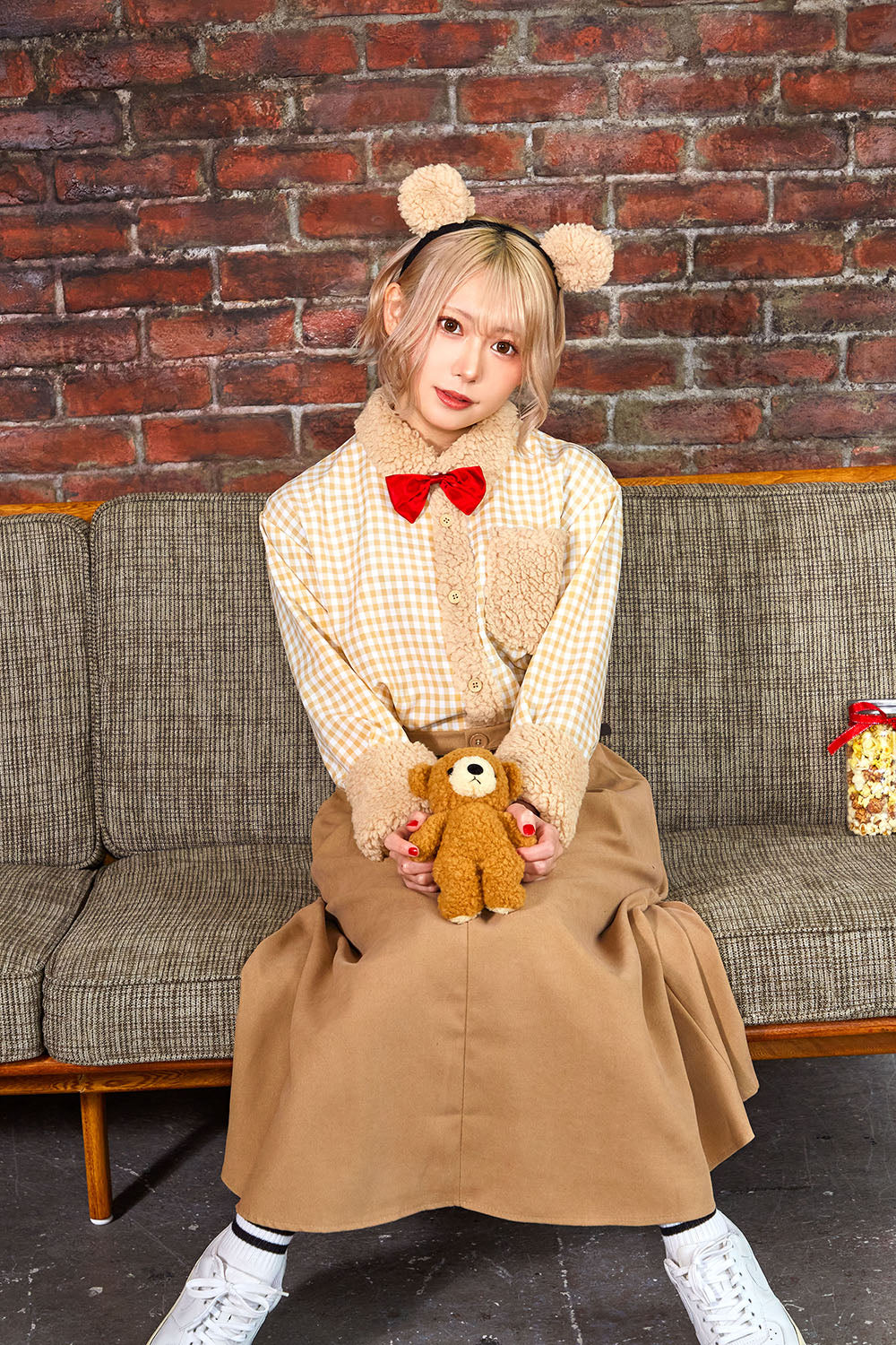 コスプレ ハロウィン くま ファングル テディベアシャツ ユニセックス