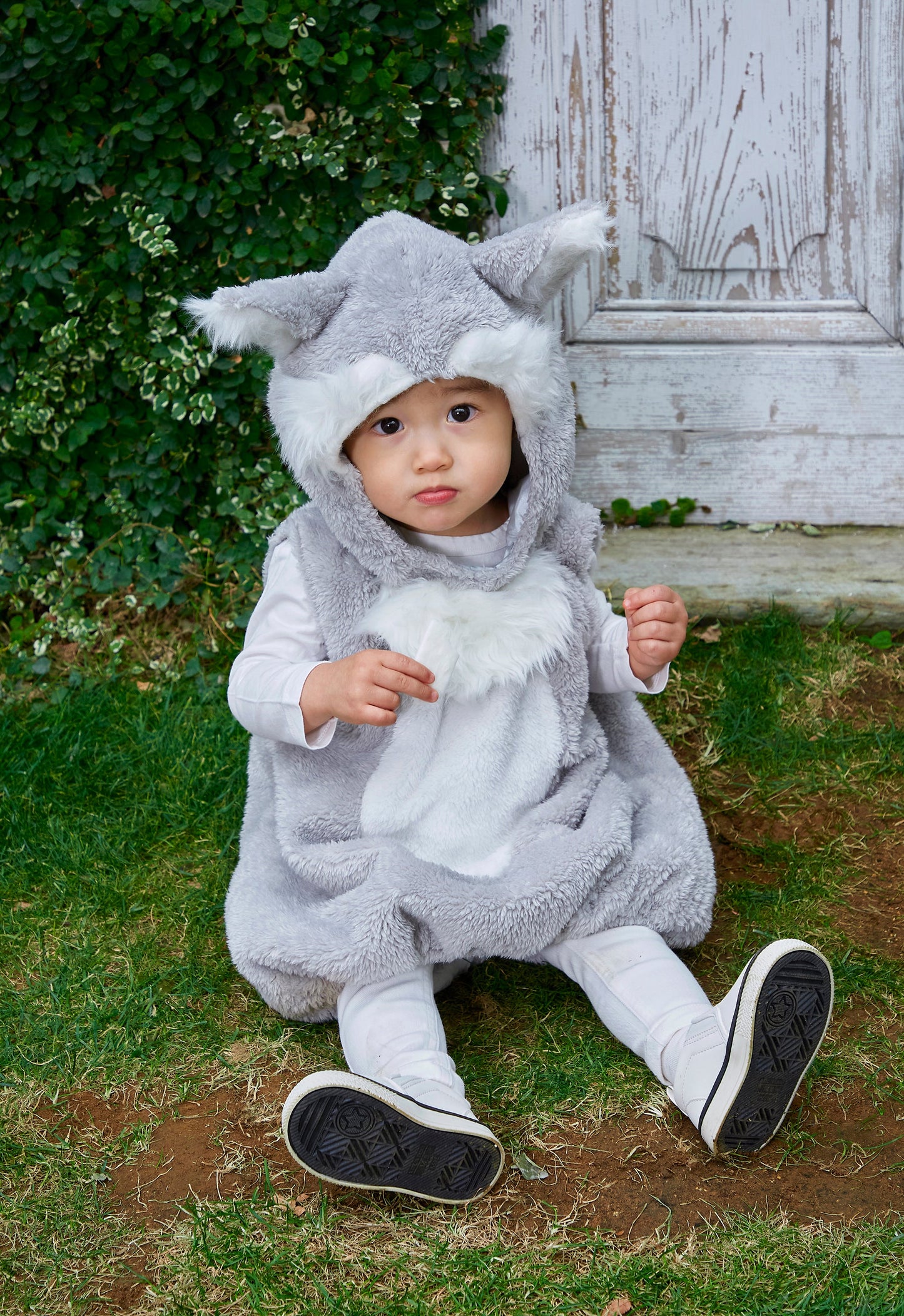 コスプレ 赤ちゃん おおかみ マシュマロベビー マシュマロオオカミ ベビー 80cm【クリアストーン】