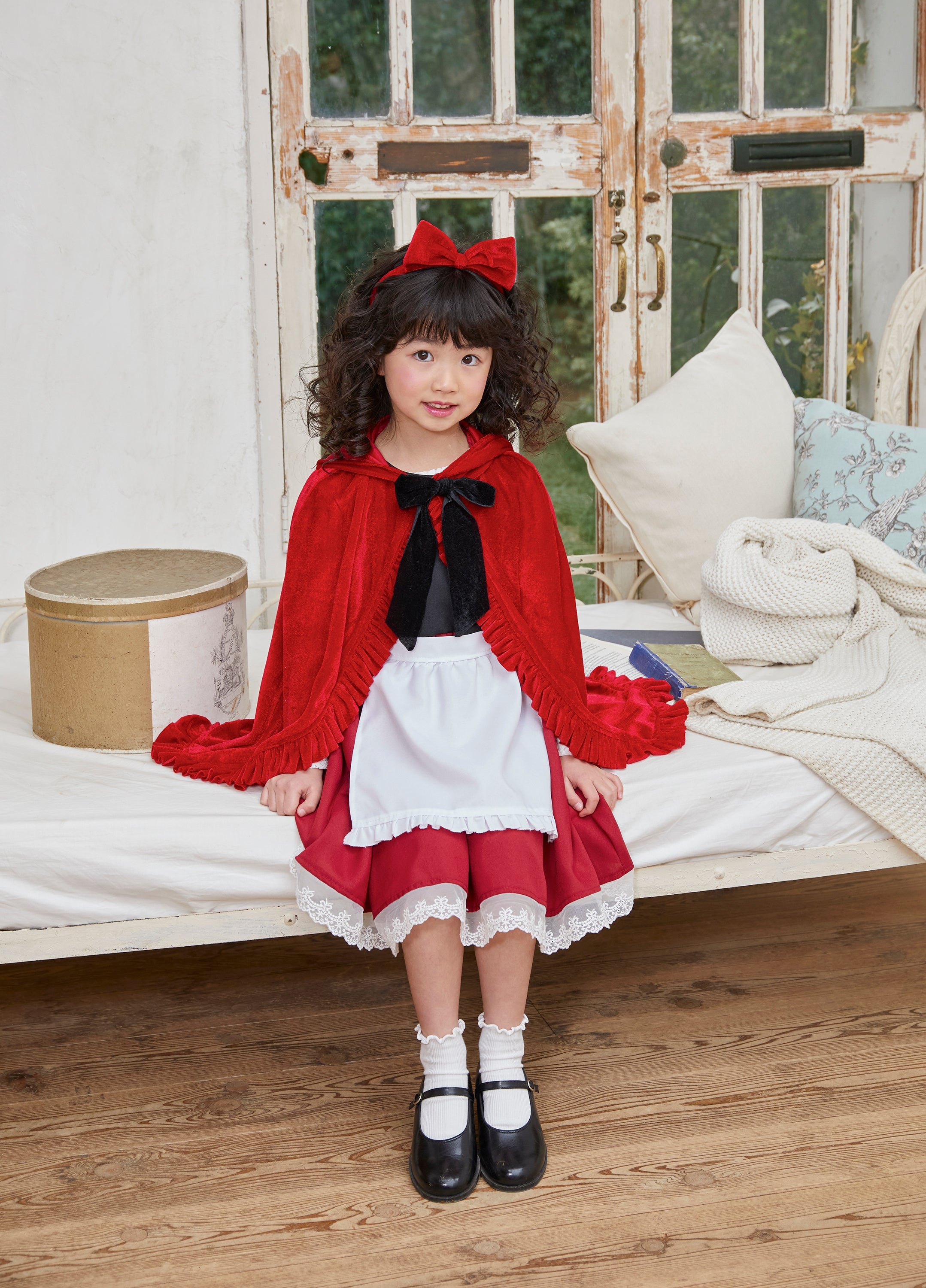 コスプレ キッズ こども 赤ずきん ハロウィン フォレストレッドケープ