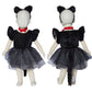 コスプレ ベビー ねこ アニマル プティシャノワール 女の子 80cm ブラック 【クリアストーン】