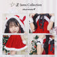 《JamsCollection着用》コスプレ クリスマス サンタ ミミノエル ねこケープサンタ レディース フリーサイズ レッド【クリアストーン】