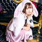 コスプレ ハロウィン うさぎ フロイマイン 清純白うさぎ レディース フリーサイズ ピンク/ブルー 【クリアストーン】